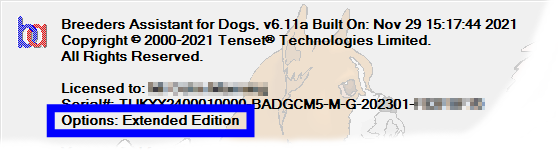 Breeders Assistant About Box Showing Edition